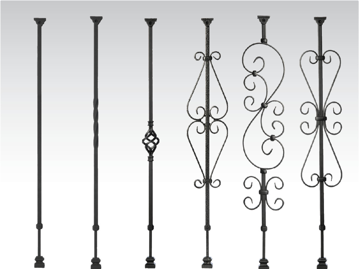 Ole’ Iron Slides Easy to install iron balusters